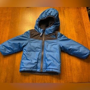 ❄️The North Face Reversible Blue Coat, 6-12 Months❄️